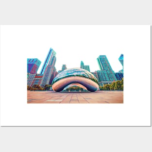 Chicago Bean Posters and Art